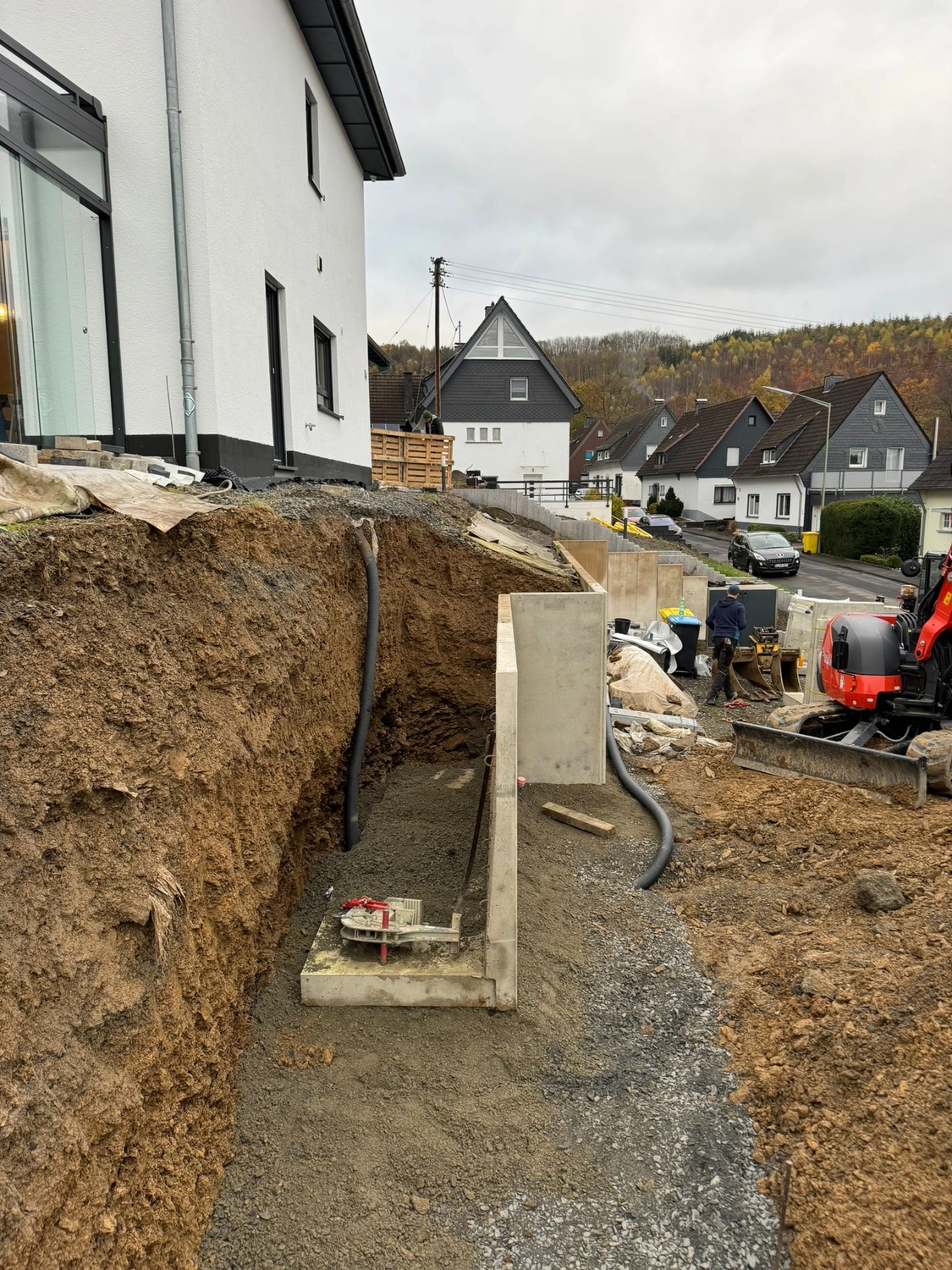 Hans Werner Meyer GmbH - Tiefbauunternehmen - Mauerbau